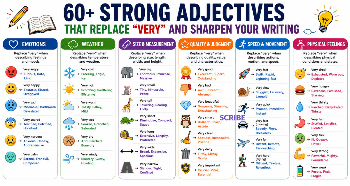Strong Adjectives
