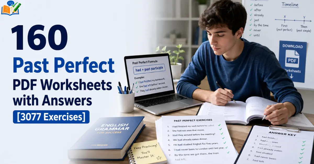 Past Perfect PDF Worksheets