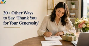 Thank You for Your Generosity
