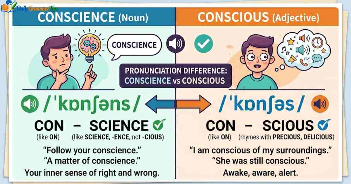 conscience-vs-conscious-pronunciation