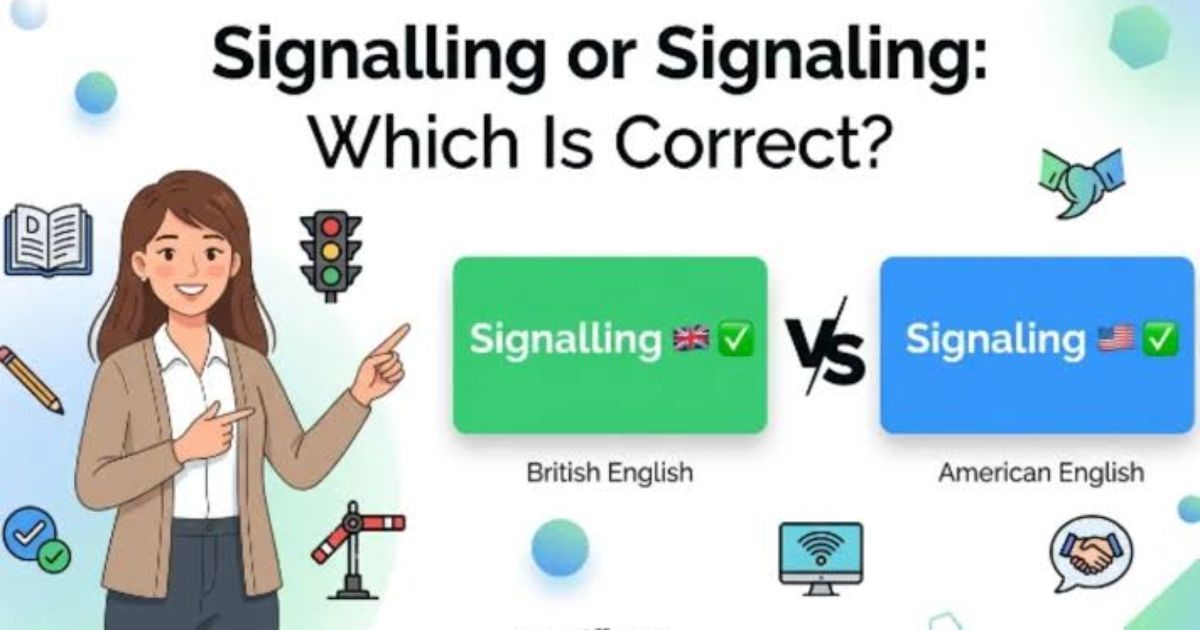 Signalling or Signaling