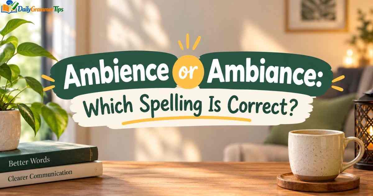 ambience-or-ambiance-which-spelling-is-correct