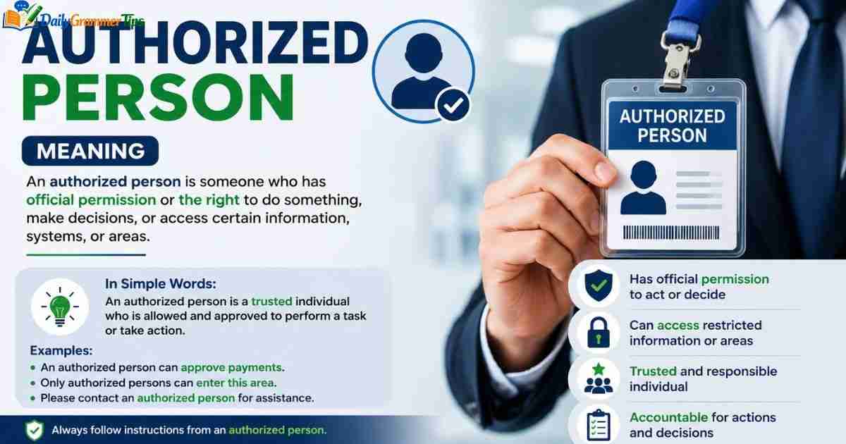 authorized-person-meaning