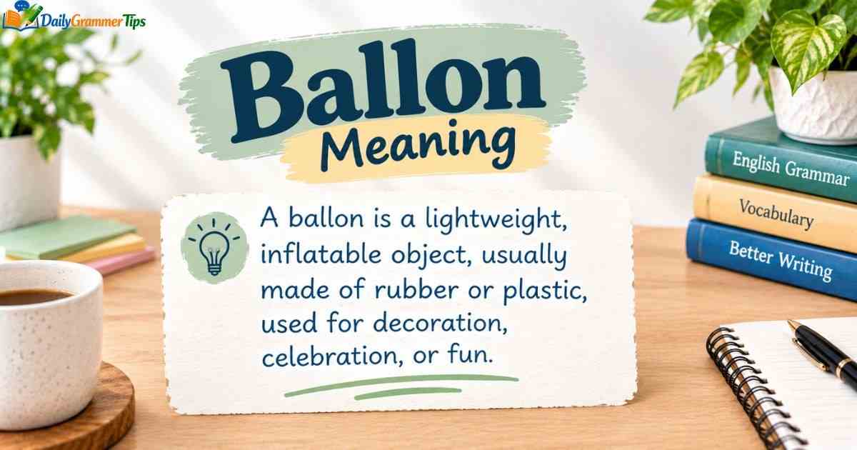 ballon-meaning