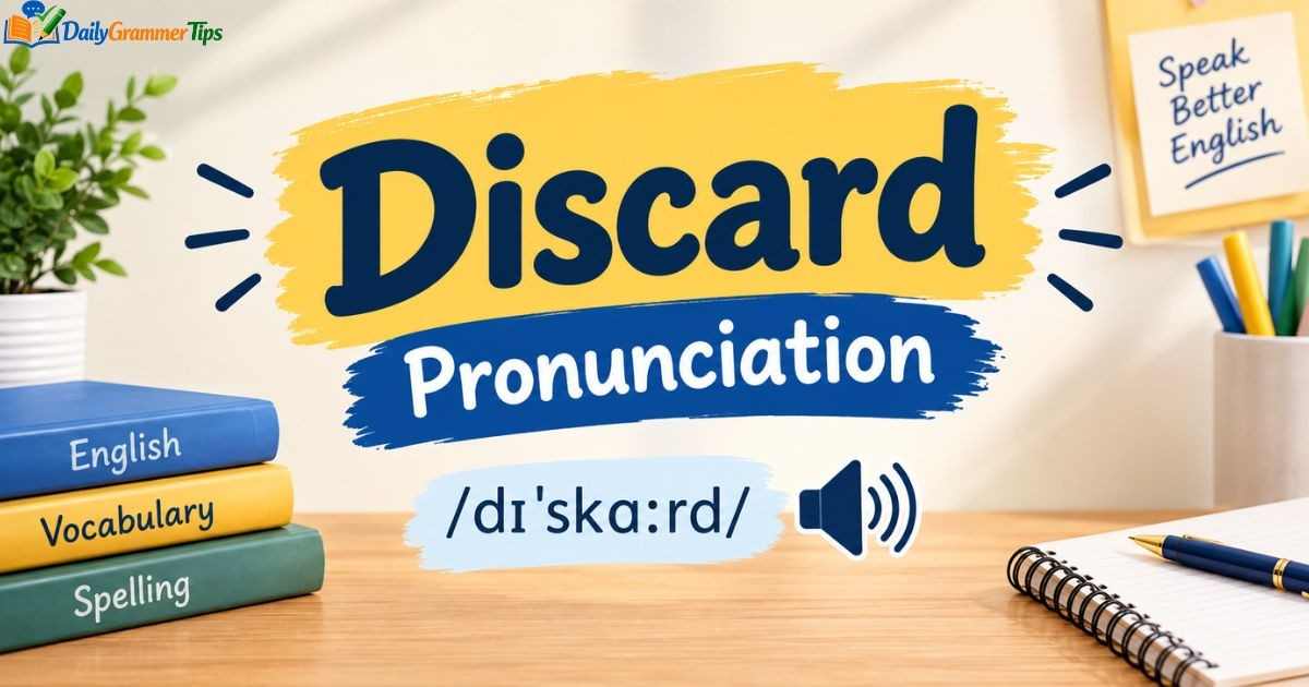 discard-pronunciation