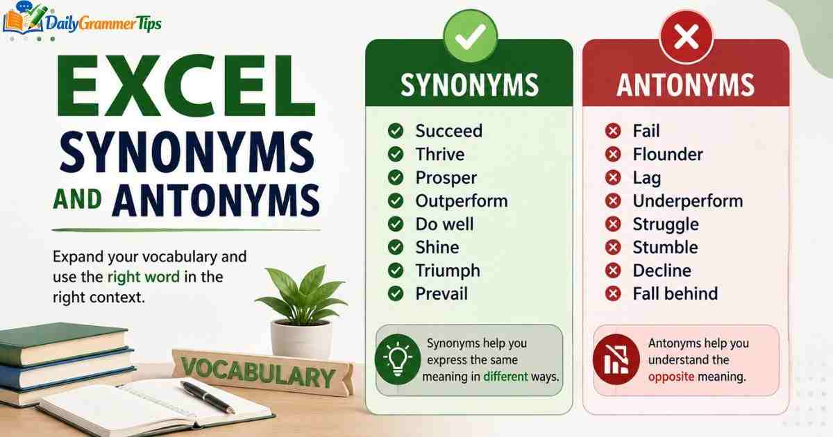excel-synonyms-and-antonyms