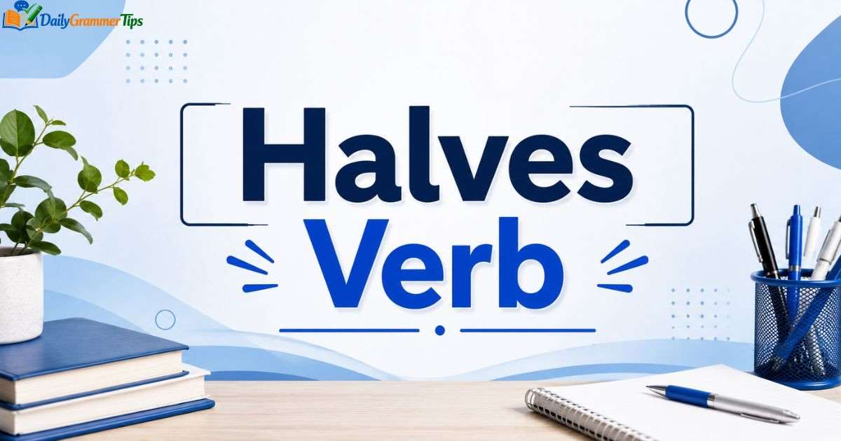 halves-verb
