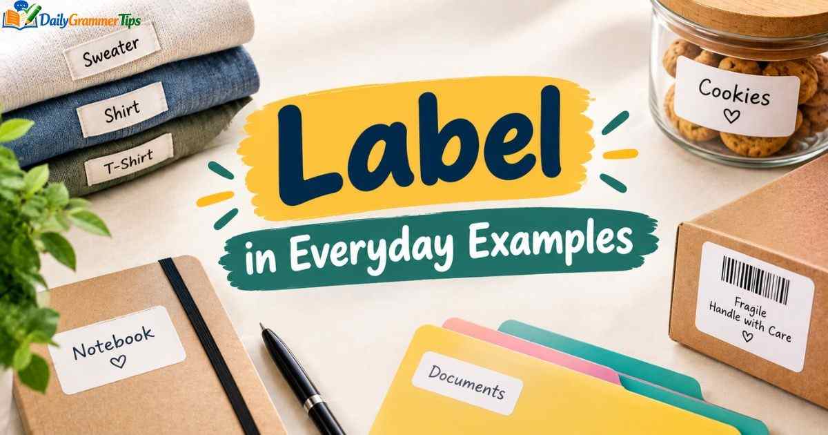  label-in-everyday-examples