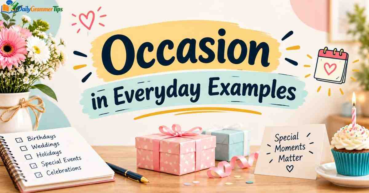 occasion-in-everyday-examples
