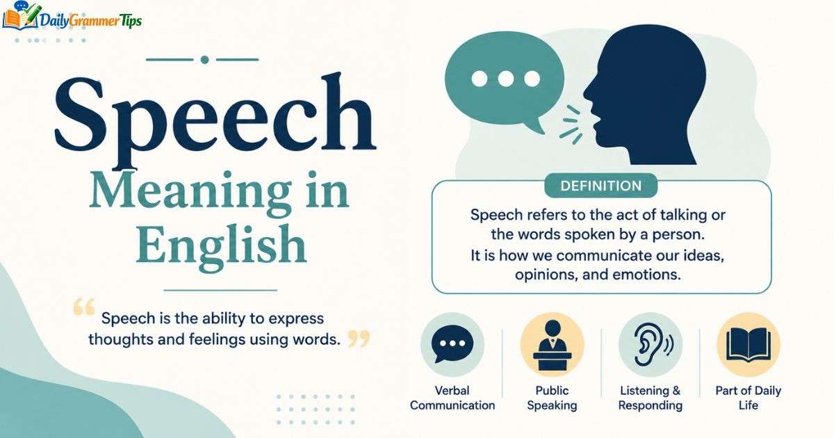 speech-meaning-in-english