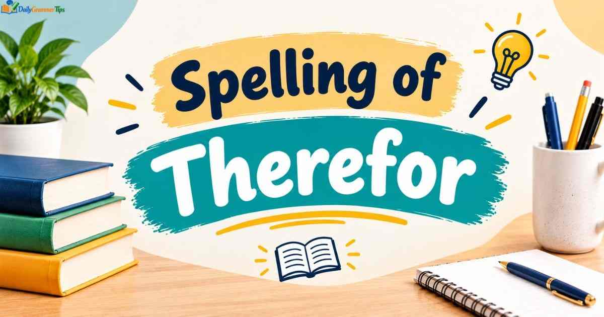 spelling-of-therefor