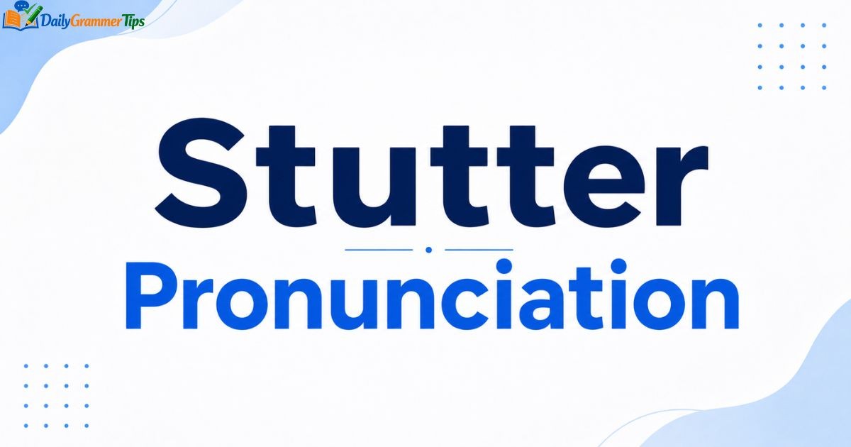 stutter-pronunciation