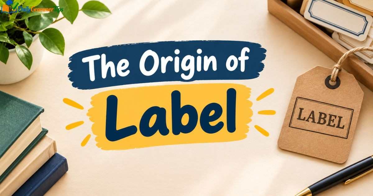 Label or Lable the-origin-of-label