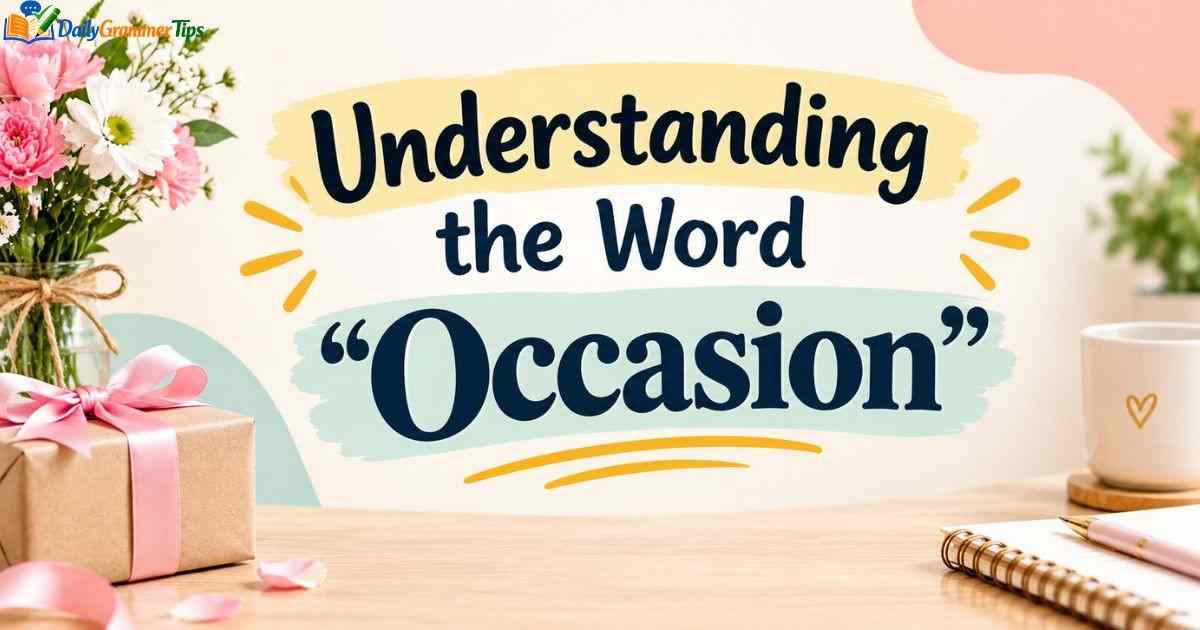understanding-the-word-occasion