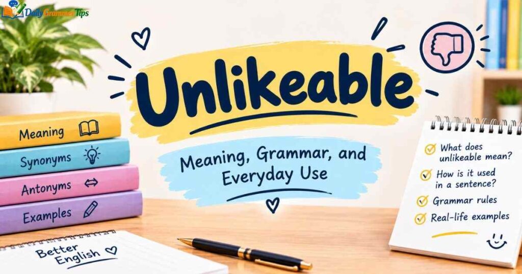 unlikeable 