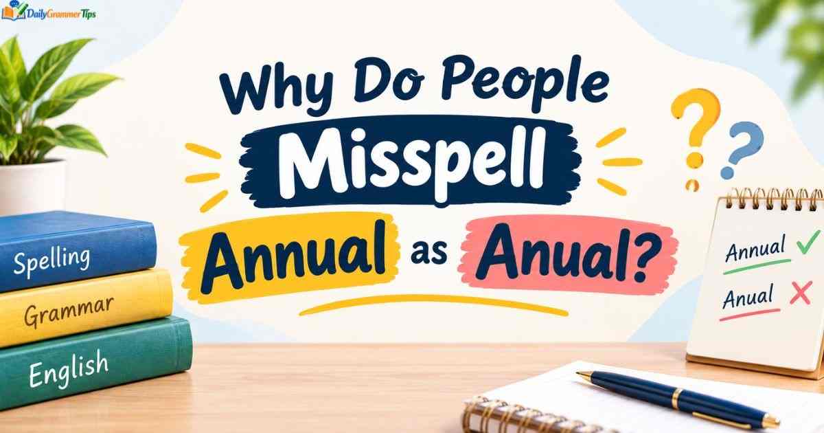why-do-people-misspell-annual-as-anual