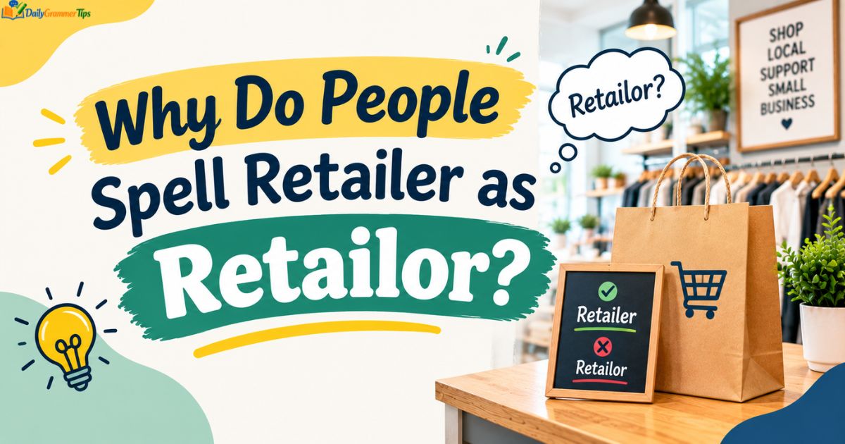 why-do-people-spell-retailer-as-retailor